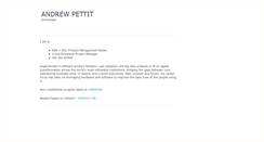Desktop Screenshot of andrewpettit.net