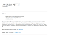 Tablet Screenshot of andrewpettit.net